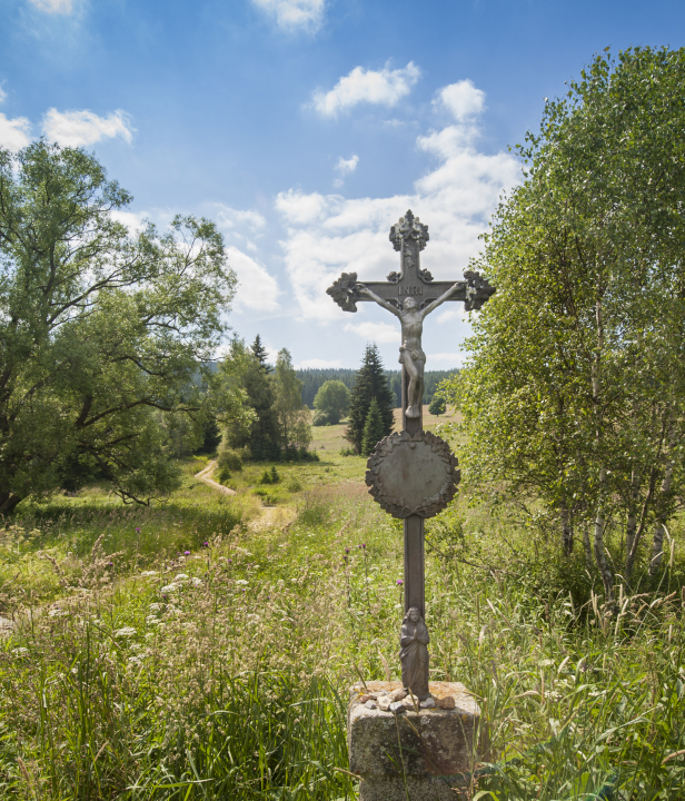 Fietsroute Šumava Magistrala door Boheemse Woud
