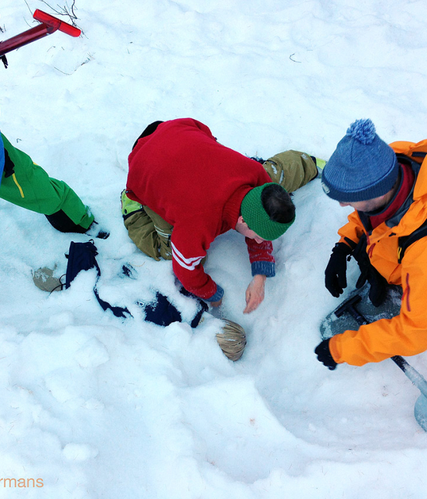 Lawinetip toerskiers