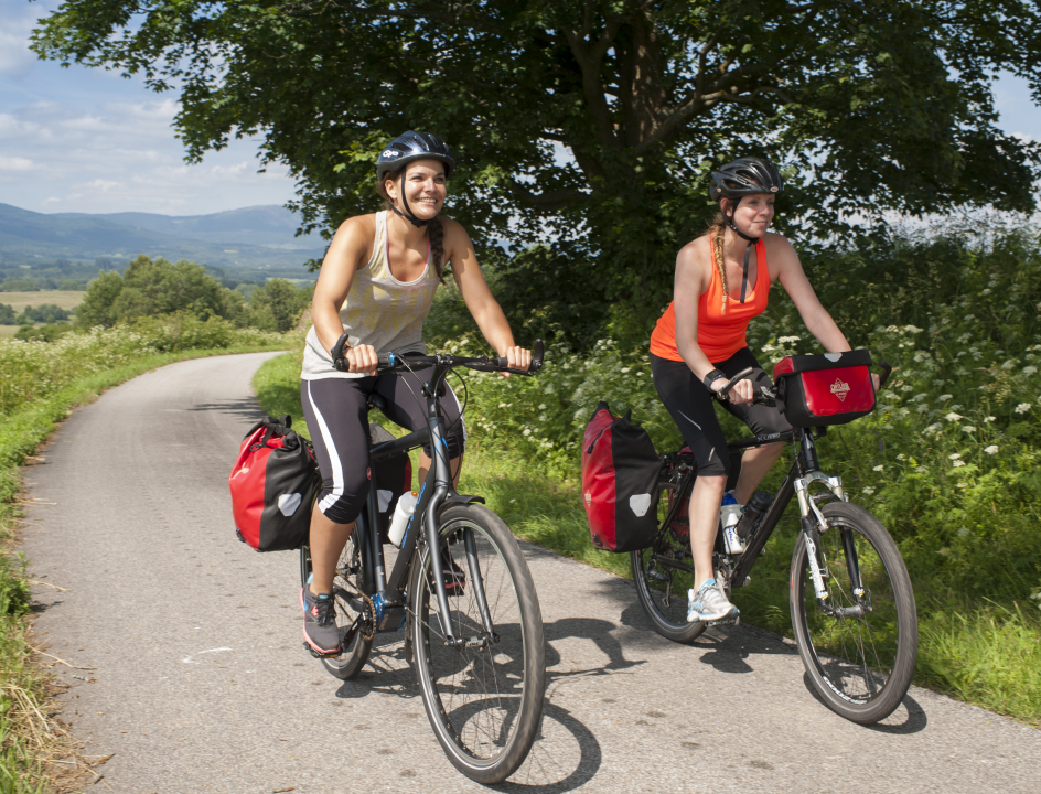 Fietsroute Šumava Magistrala door Boheemse Woud