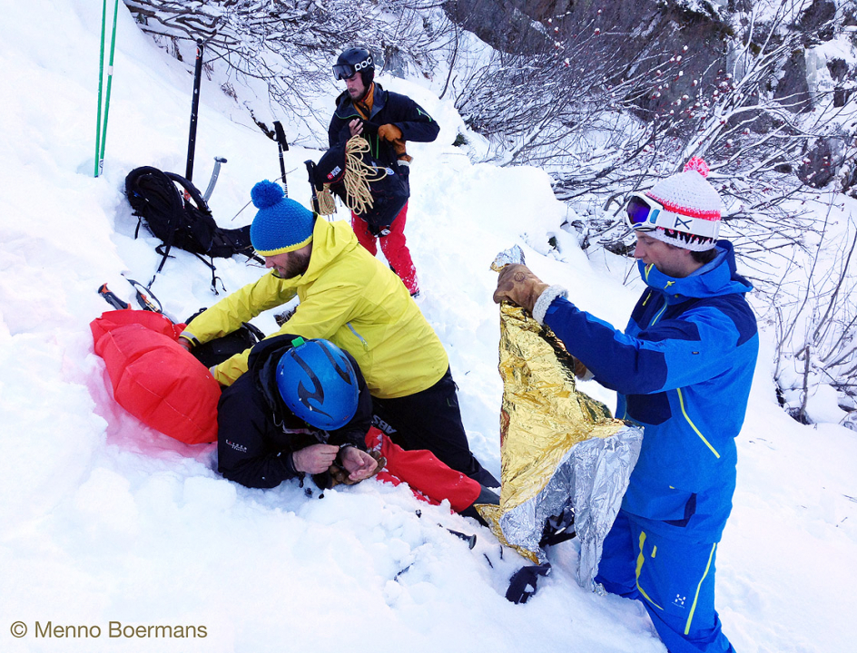 Lawinetip toerskiers